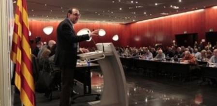 Ramon Espadaler interviene en el Consell Nacional de Unió Democrática.