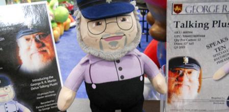 El muñeco de George R.R. Martin, el autor de 'Juego de tronos'.