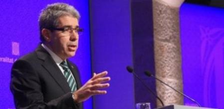 El conseller del Govern, Francesc Homs, en rueda de prensa tras el Consell Executiu.