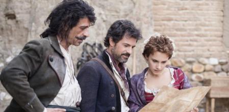 Nacho Fresneda, Rodolfo Sancho y Aura Garrido protagonizan 'El Ministerio del Tiempo'.