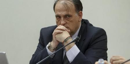 El presidente de la Liga de Fútbol Profesional, Javier Tebas, en una imagen de archivo