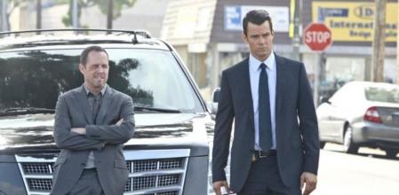 Dean Winters y Josh Duhamel en 'Battle creek'.