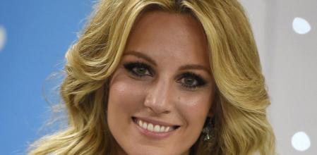 La cantante Edurne durante la presentación de la candidatura de España al Festival de Eurovisión 2015