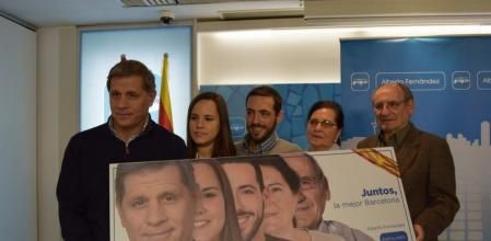 Alberto Fernández Díaz (PP) presenta su cartel de campaña para las municipales de 2015