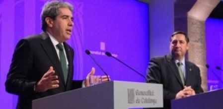 Homs y Pelegrí, en rueda de prensa este martes.