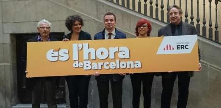 Presentación de la candidatura de Alfred Bosch (ERC) a las elecciones municipales de mayo de 2015