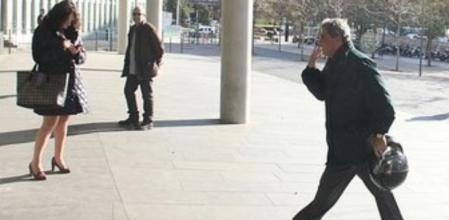 Jordi Pujol Ferrusola, entra en la Ciutat de la Justícia pasadas las 9 de la mañana.