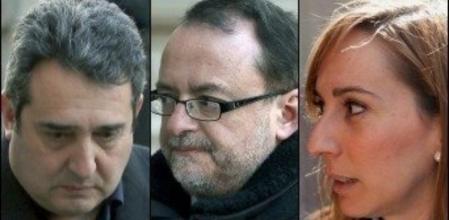 Manuel Bustos, Daniel Fernández y María Elena Pérez