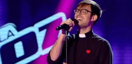 Damián, el cura cantante de 'La Voz 3', dejó sin palabras a los 'coaches' del programa de Telecinco