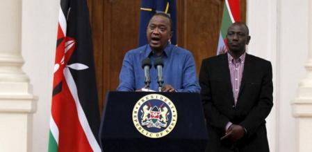 El presidente de Kenia, Uhuru Kenyatta
