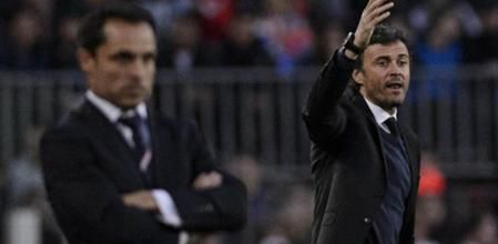 Luis Enrique y Sergi Barjuán volvieron a coincidir en el Camp Nou