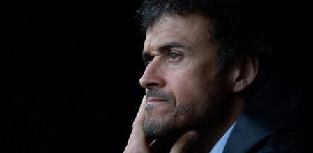 Luis Enrique durante el partido contra el Sevilla