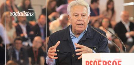 Felipe González, en la conferencia municipal del PSOE