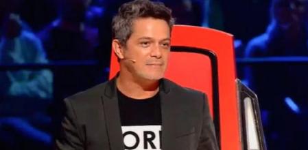 Alejandro Sanz durante la tercera gala de 'La Voz'