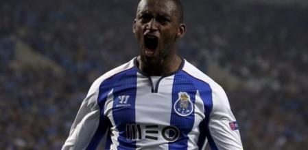 Jackson Martínez celebra su gol ante el Bayern