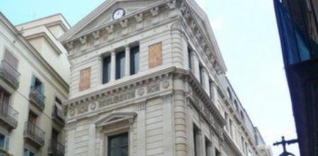 Antigua Escuela de Artes y Oficios, también conocida por La Llotja, en la plaza Verònica de Barcelona, que podría albergar el primer museo dedicado a Woody Allen