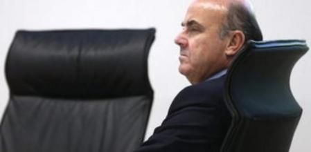 El ministro de Economía, Luis de Guindos, durante la clausura del seminario 