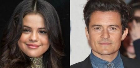 La cantante Selena Gomez y el actor Orlando Bloom, en un combo fotográfico