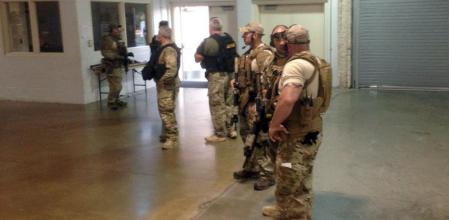 El centro Curtis Culwell en Garland, Texas, tras el incidente ocurrido en el que dos personas han fallecido