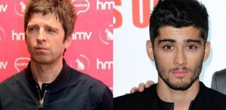 Noel Gallagher y Zayn Malik