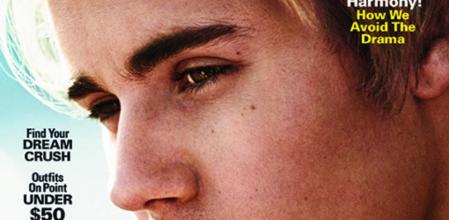 Justin Bieber en la revista 'Seventeen'