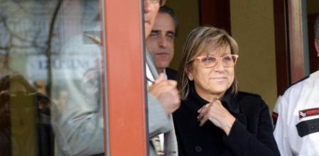 La que fue primera teniente de alcalde de Reus, Teresa Gomis, saliendo del juzgado de Reus el pasado día 1