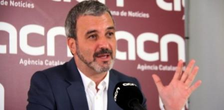 Collboni en una rueda de prensa de la agencia ACN