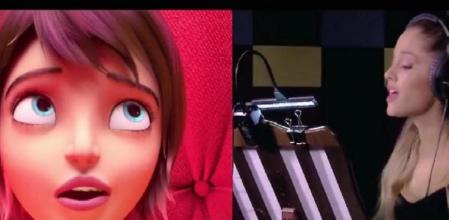 Ariana Grande doblando en la película 'Underdogs'