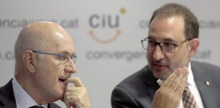 Josep Antoni Duran Lleida, junto a Ramon Espadaler, ha alertado de las presiones que sufrirá Unió con este proceso inédito