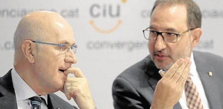 Josep Antoni Duran Lleida, junto a Ramon Espadaler, ha alertado de las presiones que sufrirá Unió con este proceso inédito