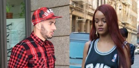Rihanna y el jugador Karim Benzema