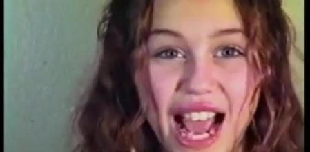 Miley Cyrus en el casting de Hannah Montana