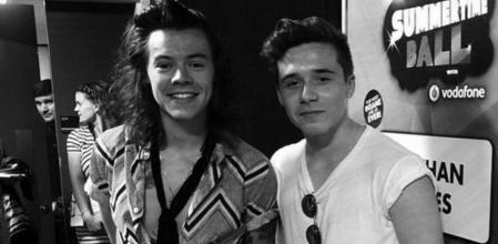 Brooklyn Beckham con Harry Styles