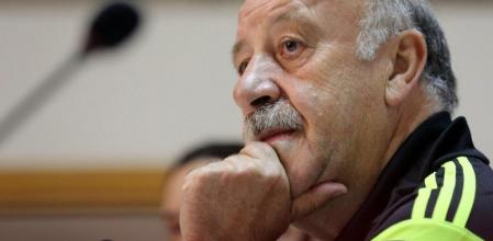 Vicente del Bosque, en una rueda de prensa