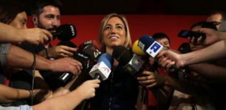 La secretaria de Relaciones Internacionales del PSOE y exministra, Carme Chacón.