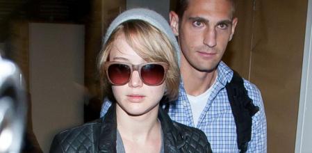 Jennifer Lawrence, seguida de cerca por su exitoso guardaespaldas