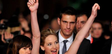 Jennifer Lawrence, en el estreno de 'The Hunger Games: Catching Fire'