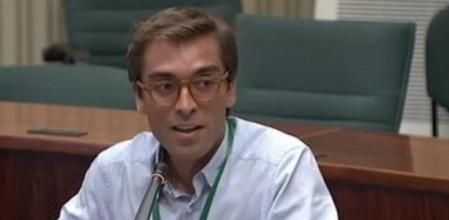 Oriol Gil, presidente las organización juvenil de UDC, Unió de Joves,