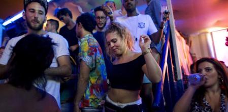Un momento de una fiesta paralela al Sónar, hace un par de años, en la discoteca La Terrazza