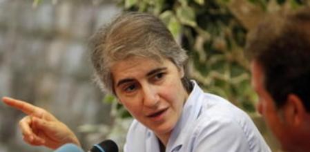 La monja Teresa Forcades, durante la presentación hoy en Barcelona de su libro 