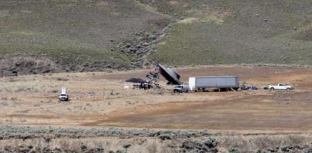 Un OVNI en el rodaje de 'Expediente X'.