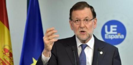 El presidente del Gobierno, Mariano Rajoy, en rueda de prensa desde Bruselas