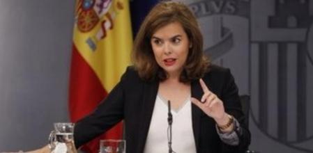 Rueda de prensa del Consejo de Ministros con la vicepresidenta del Gobierno Soraya Sáez de Santamaría.