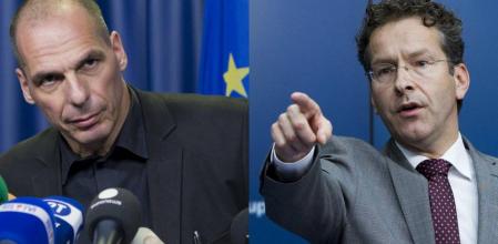 Varoufakis y Dijsselbloem hablan en Bruselas tras romperse las negociaciones entre el Eurogrupo y Grecia