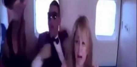 Paris Hilton llorando en la broma del avión