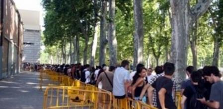 Largas colas para el casting de Juego de Tronos en Girona