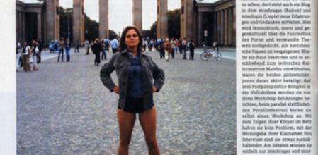 Agueda Bañón, nueva directora de comunicación del Ayuntamiento de Barcelona, apareció así en la revista berlinesa 'Tip'