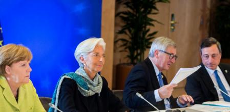 Merkel, Lagarde, Juncker y Draghi en una foto del 22 de junio.