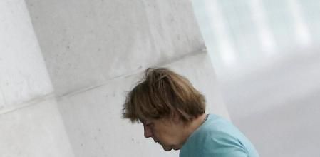 La canciller alemana Angela Merkel en Berlín