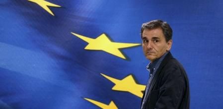 Euclidis Tsakalotos, durante su presentación como nuevo ministro de Finanzas en Atenas